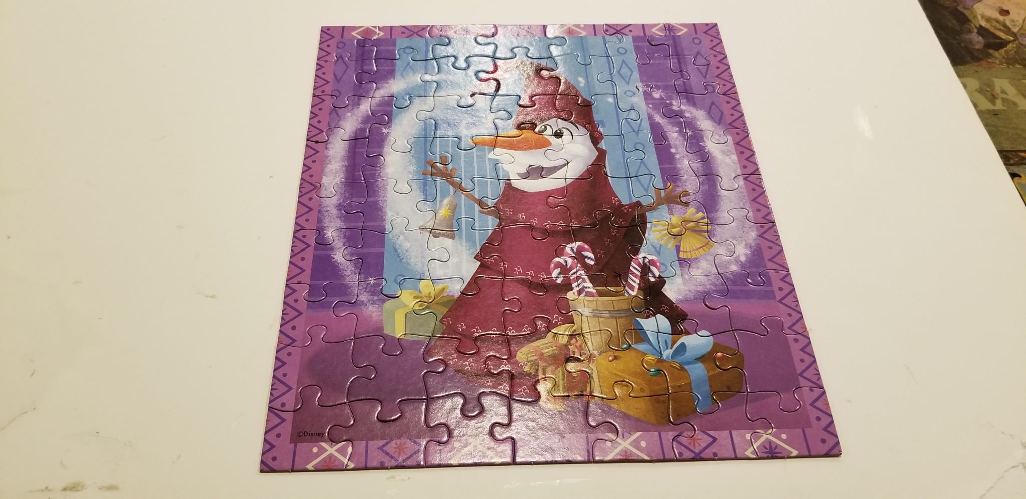 puzzle frozen olaf